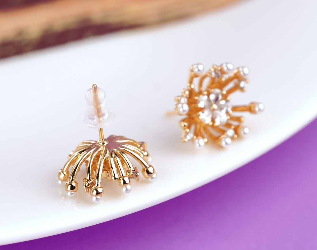 Aretes Alba Dorados Ref: B463