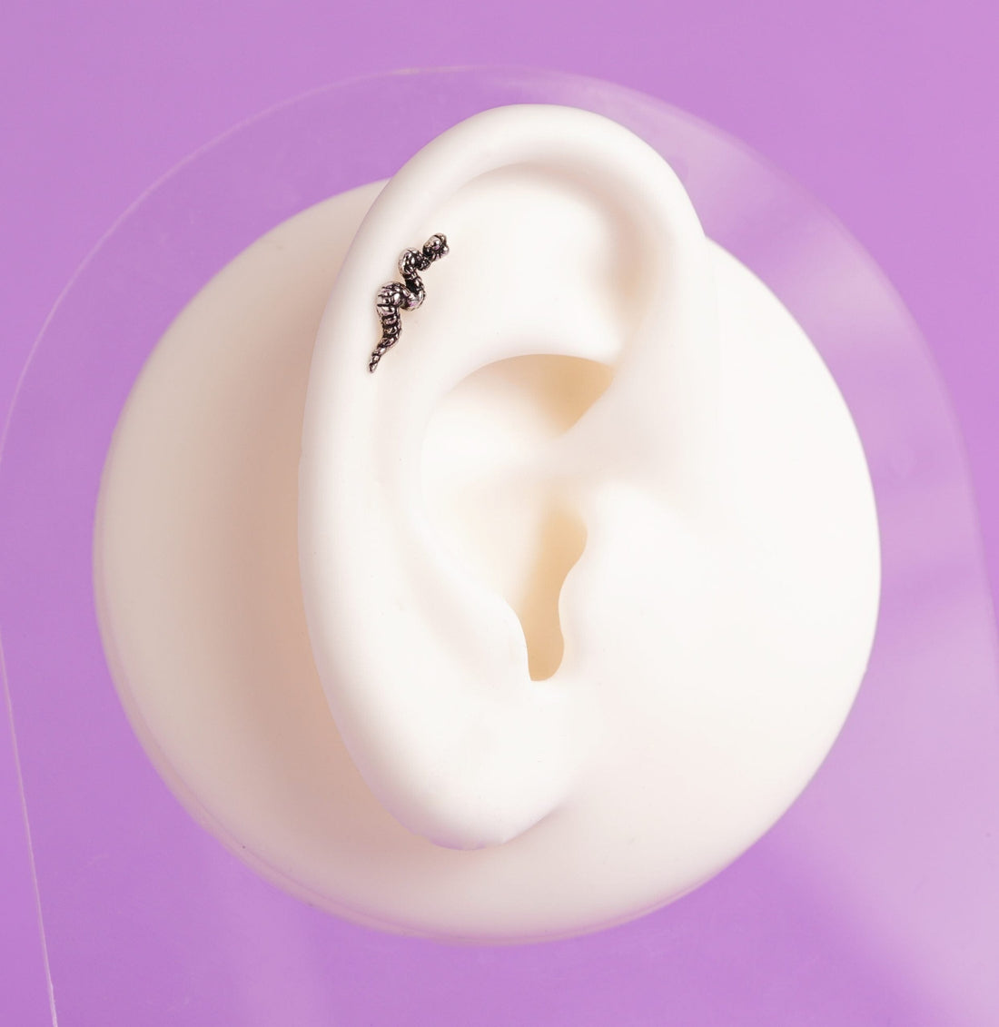Piercing Serpiente Plateada Ref: H148