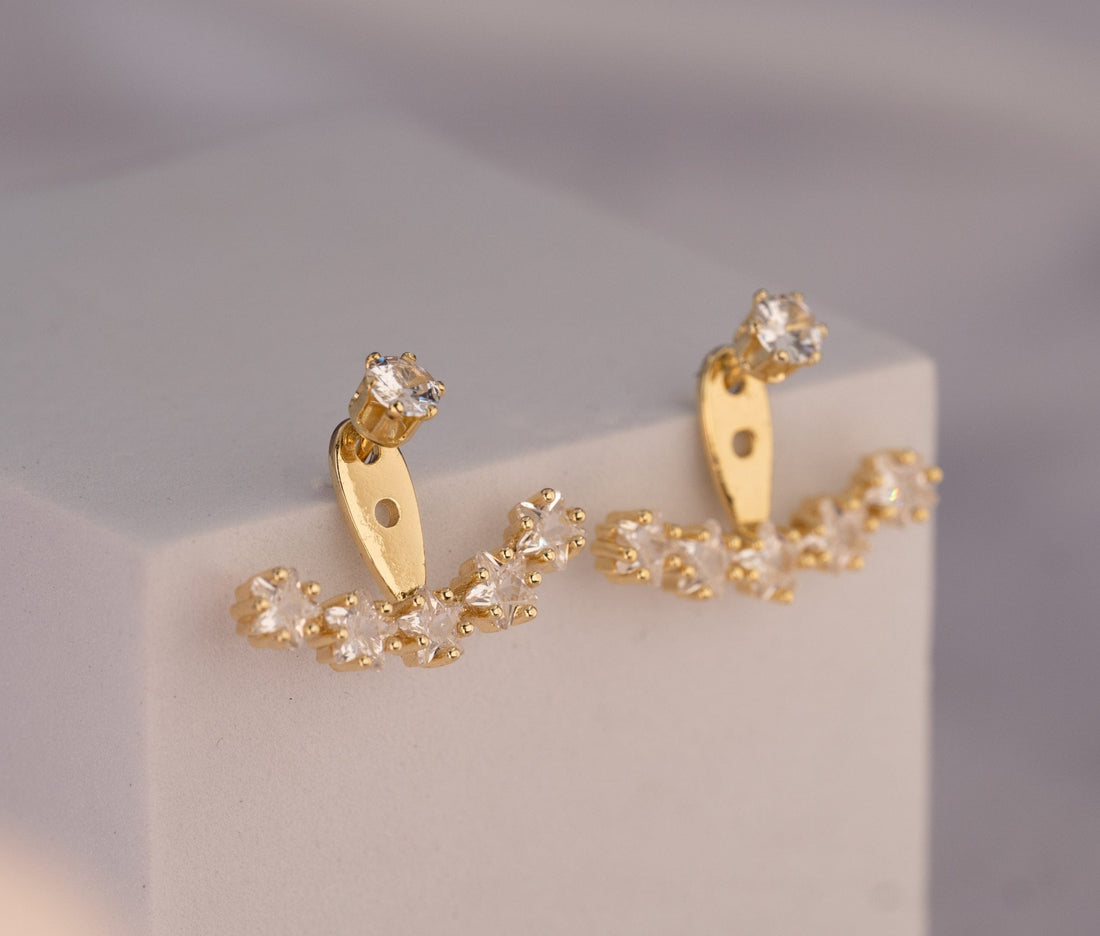 Aretes Adhara Dorados Ref: B1205