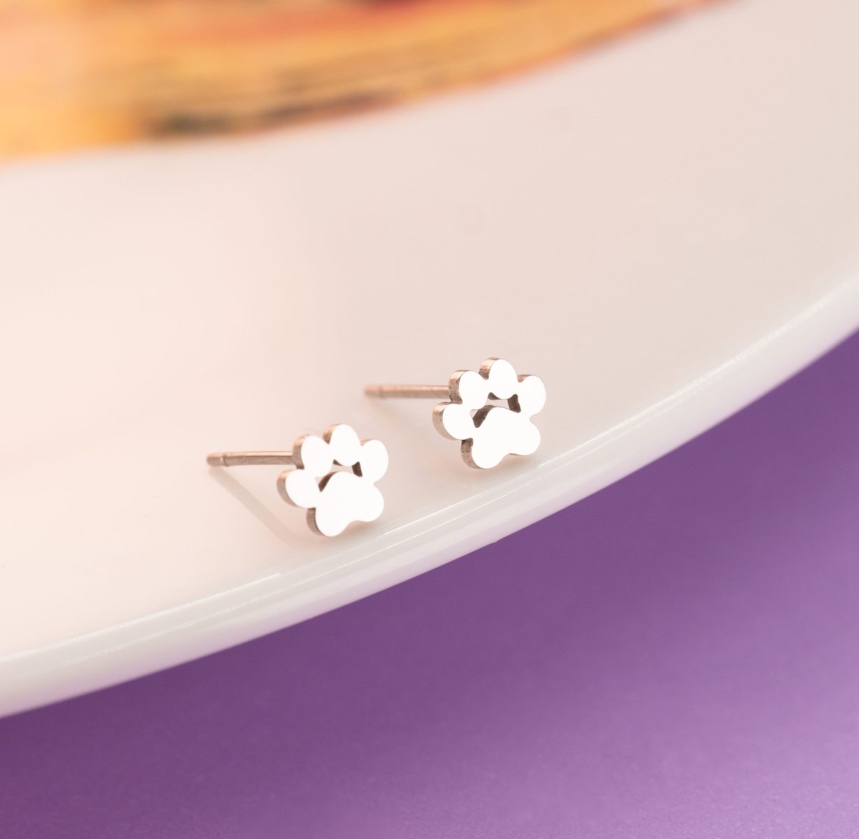 Topitos Huellitas Plateados Ref: L236