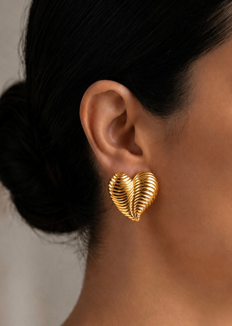 Aretes Latido Dorados