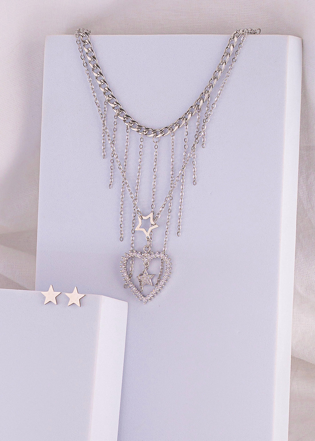 Set Collar + Aretes Alma Estelar