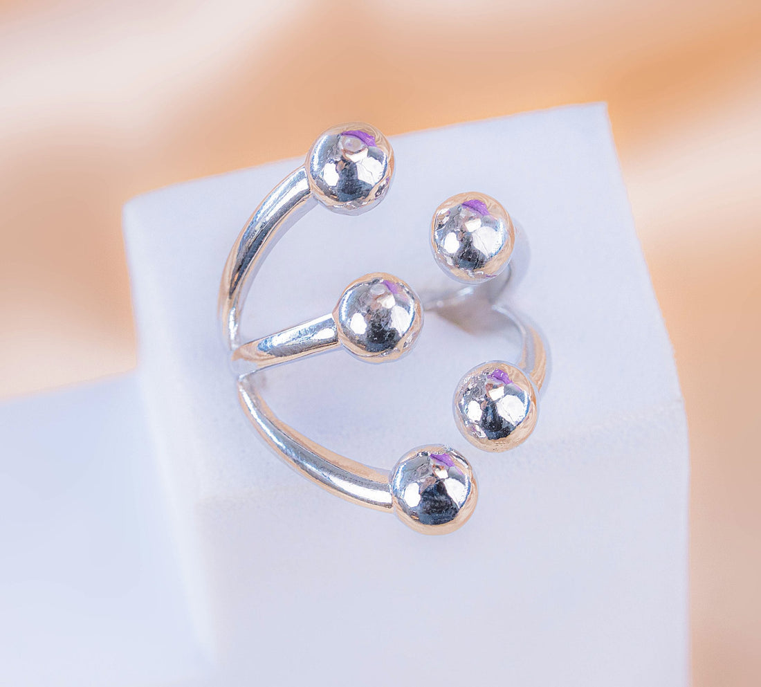 Anillo Greta Plateado Ref:A1742