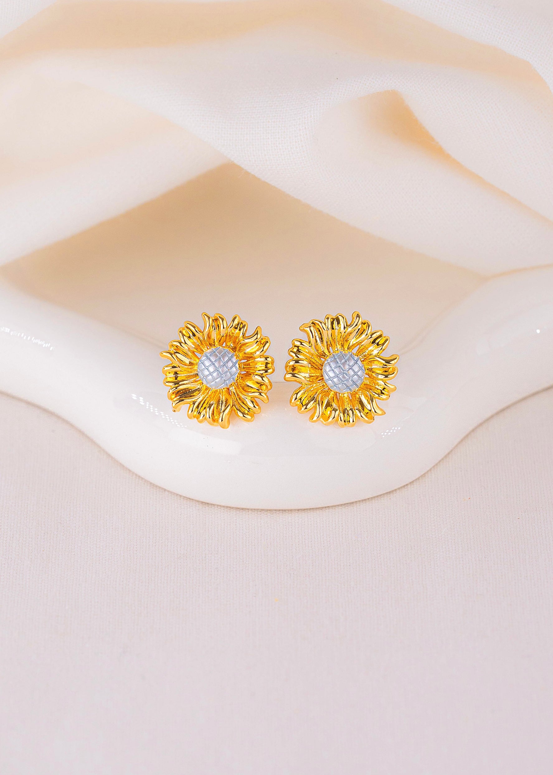 Aretes Girasoles