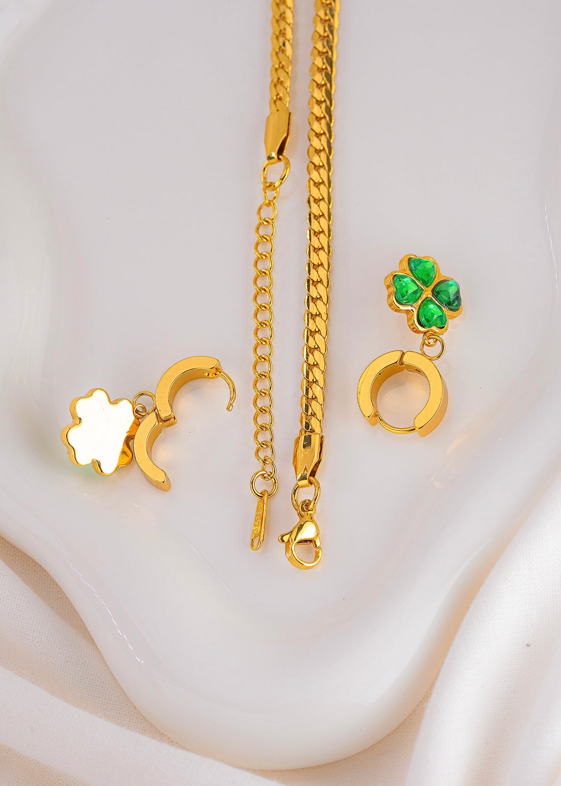 Set Collar + Aretes Fortuna