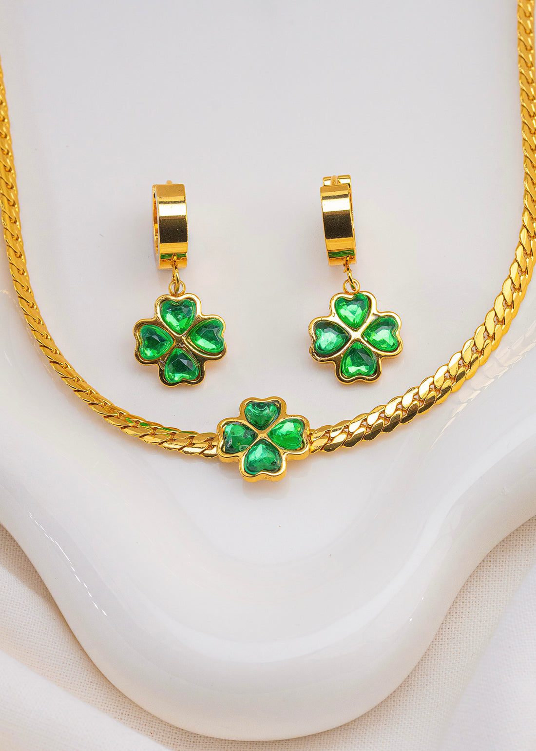 Set Collar + Aretes Fortuna