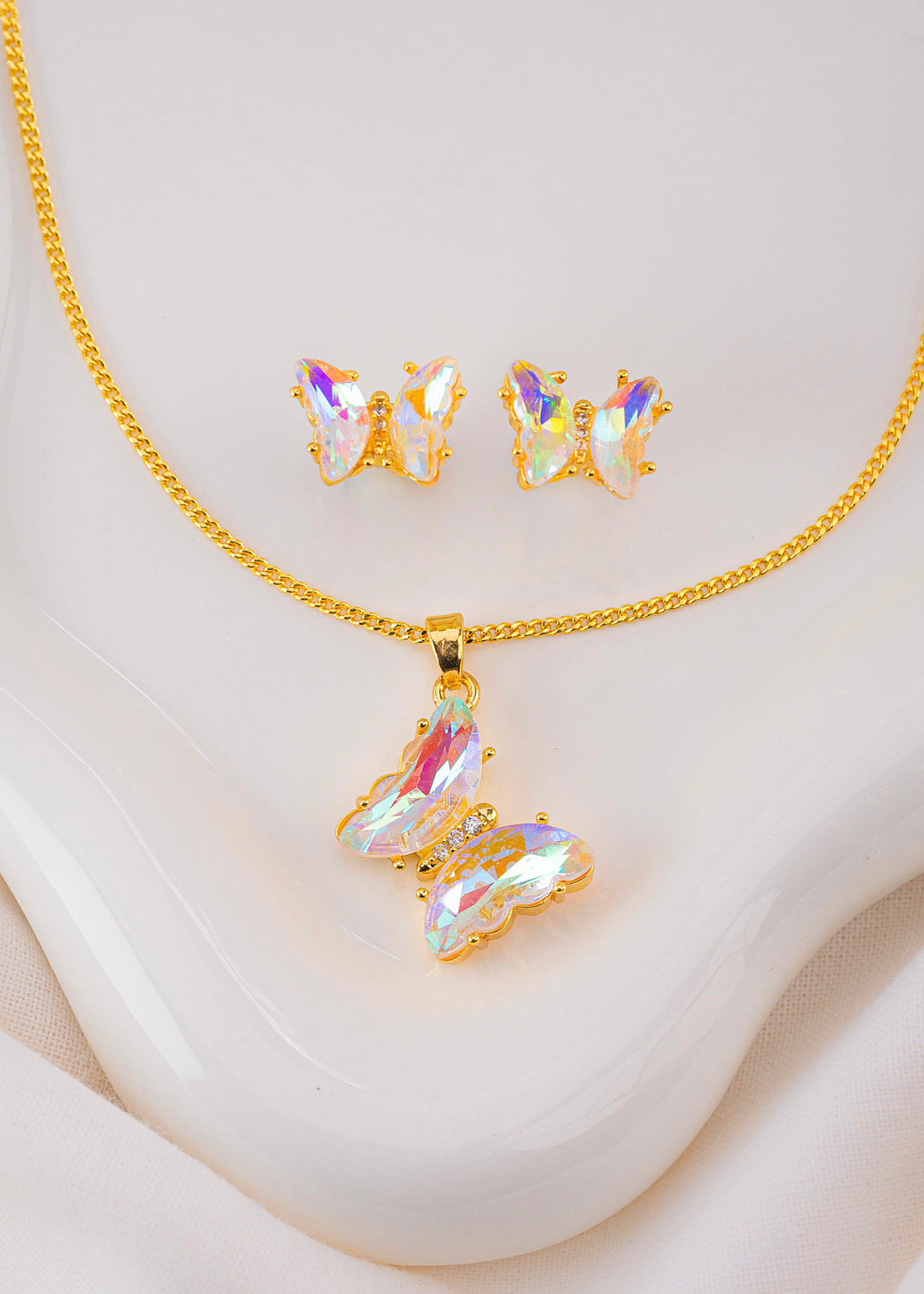 Set Collar + Aretes Iris