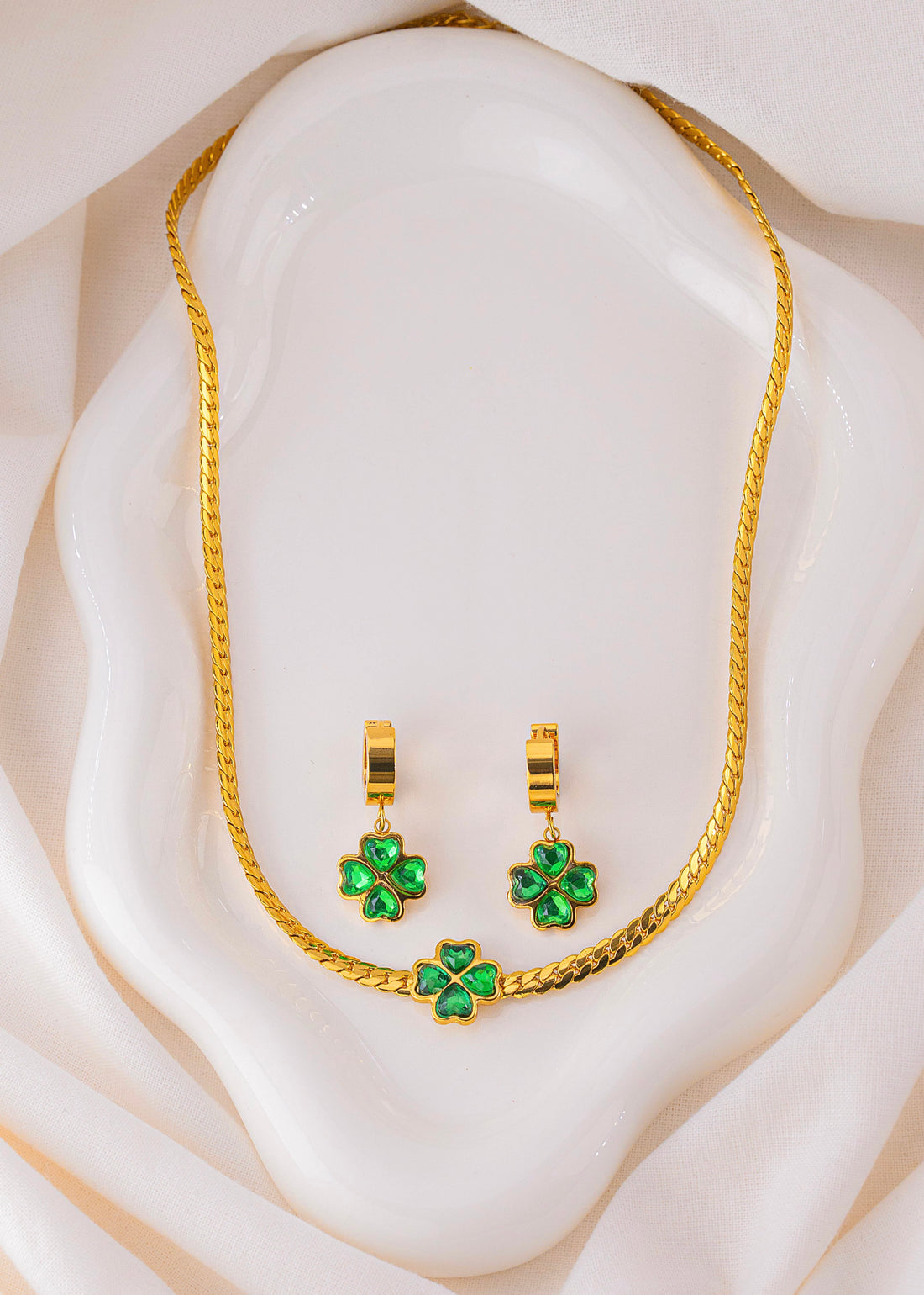 Set Collar + Aretes Fortuna