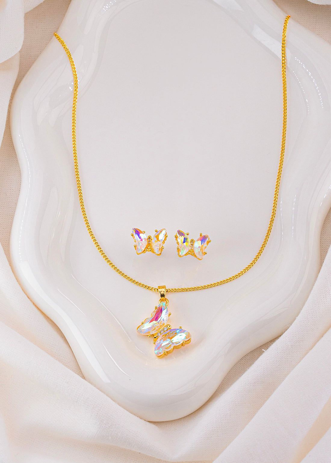 Set Collar + Aretes Iris