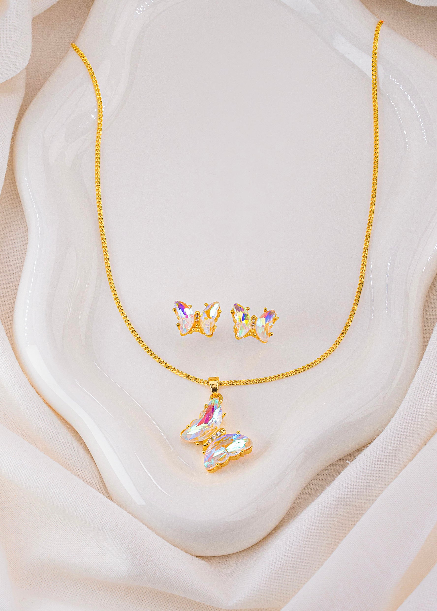 Set Collar + Aretes Iris