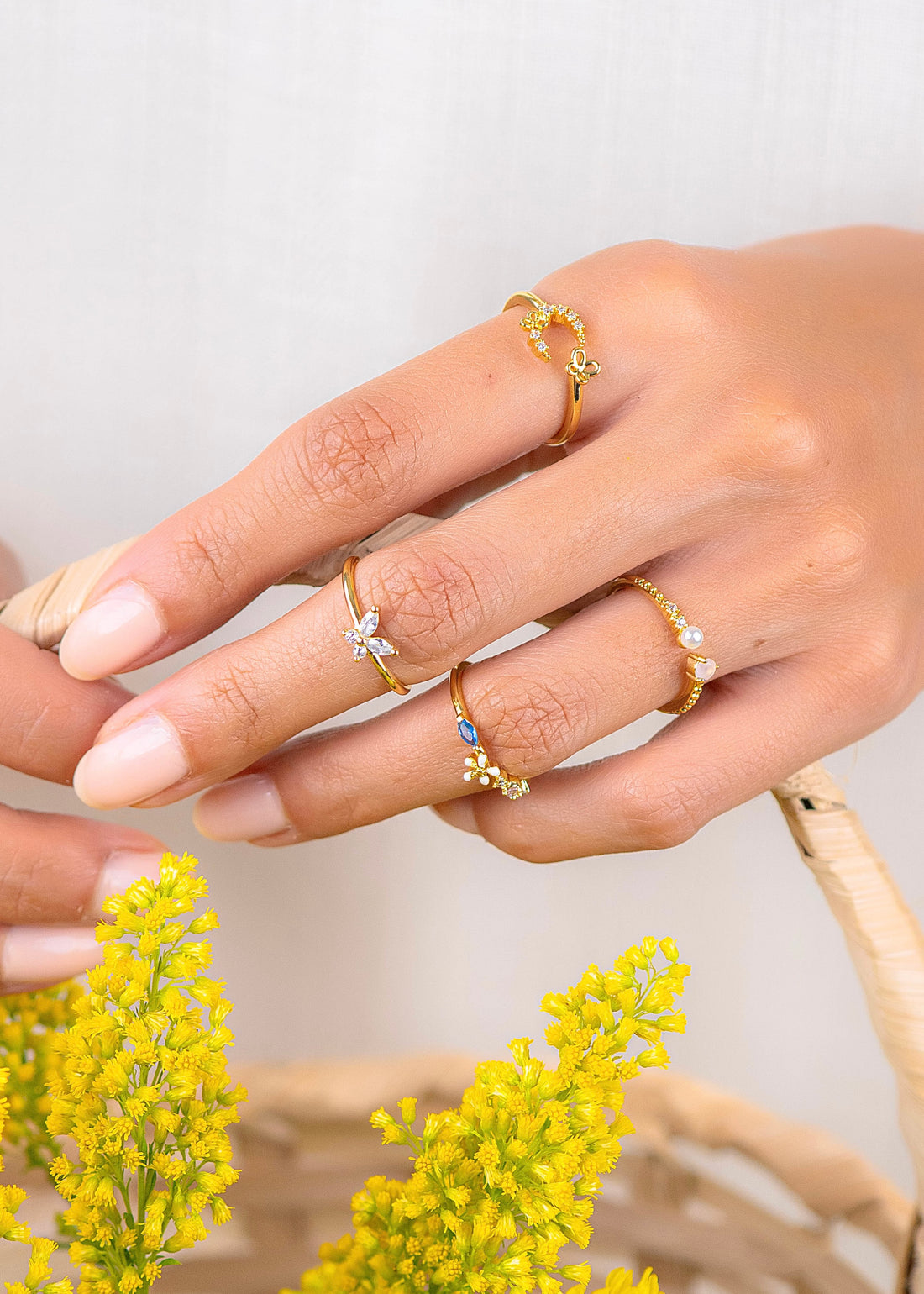 Set X 4 Anillos Serenia