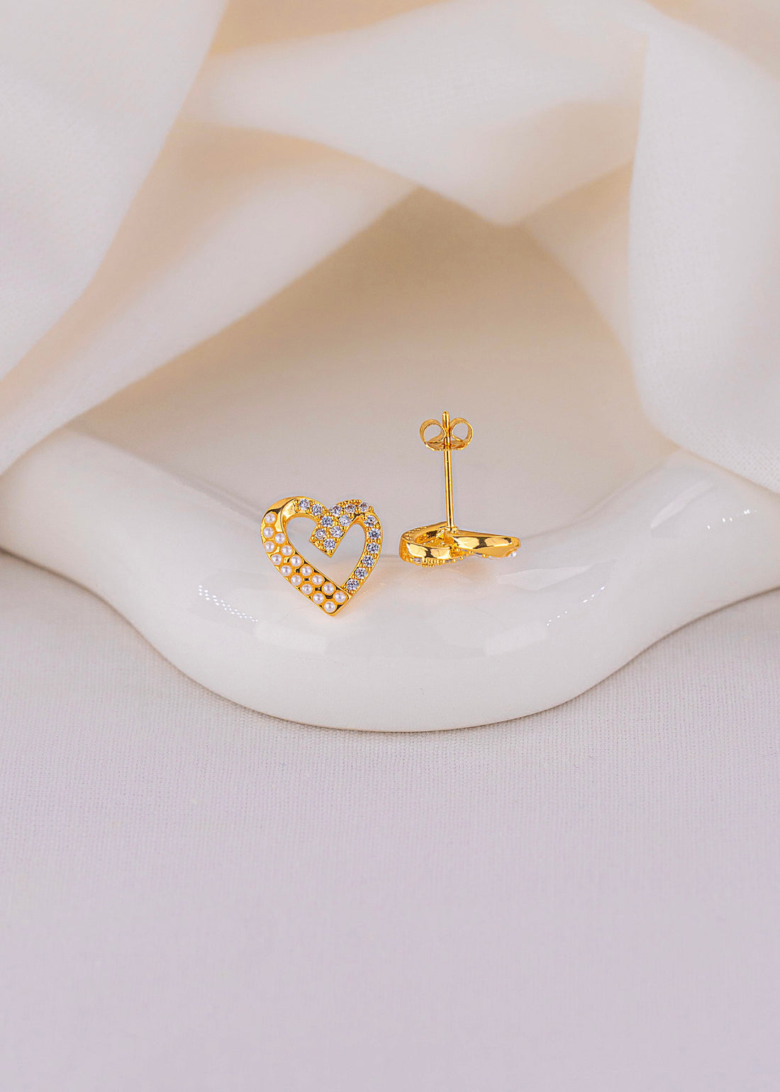 Topos  Corazones Perlas