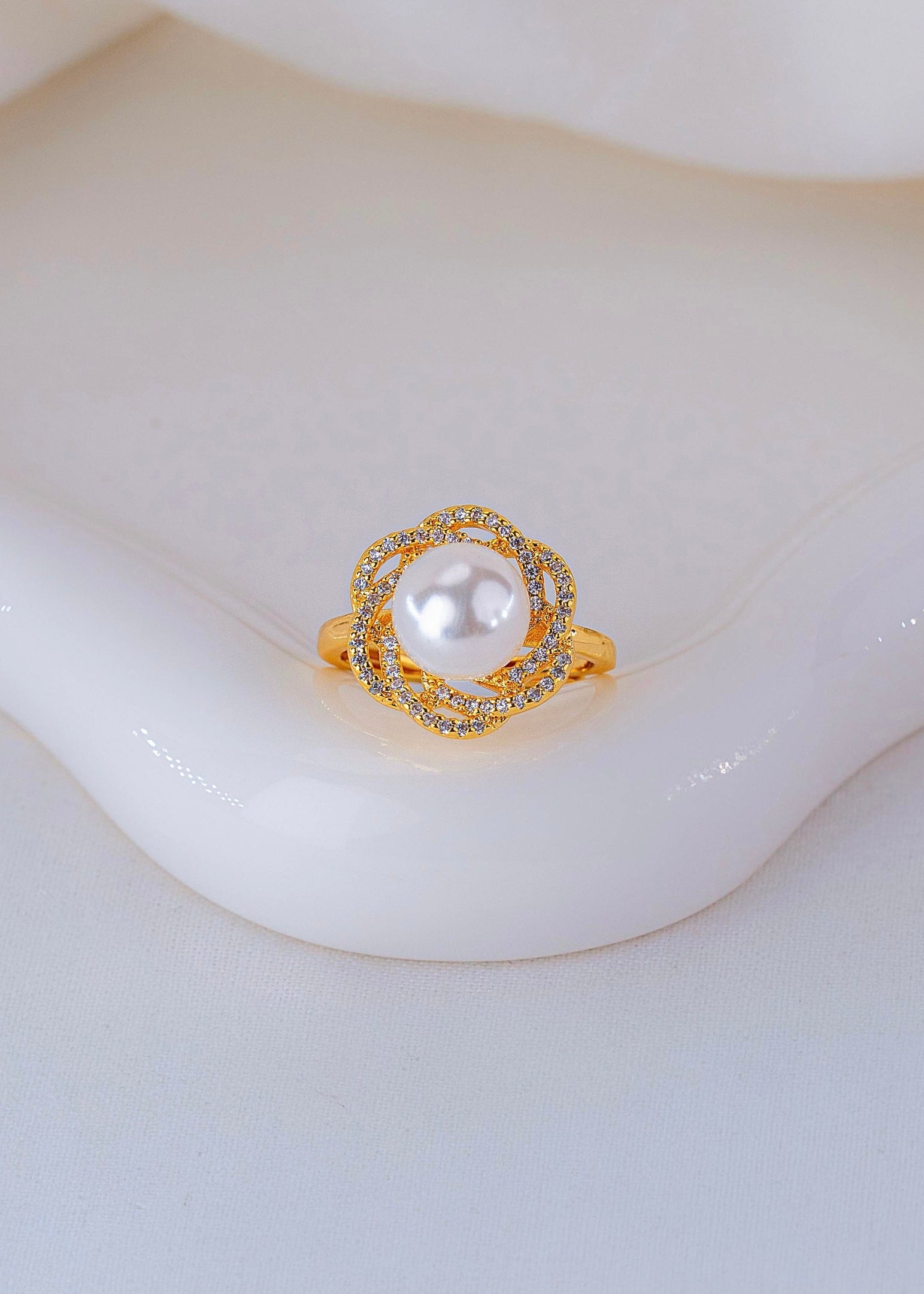 Anillo Rosa Perlada