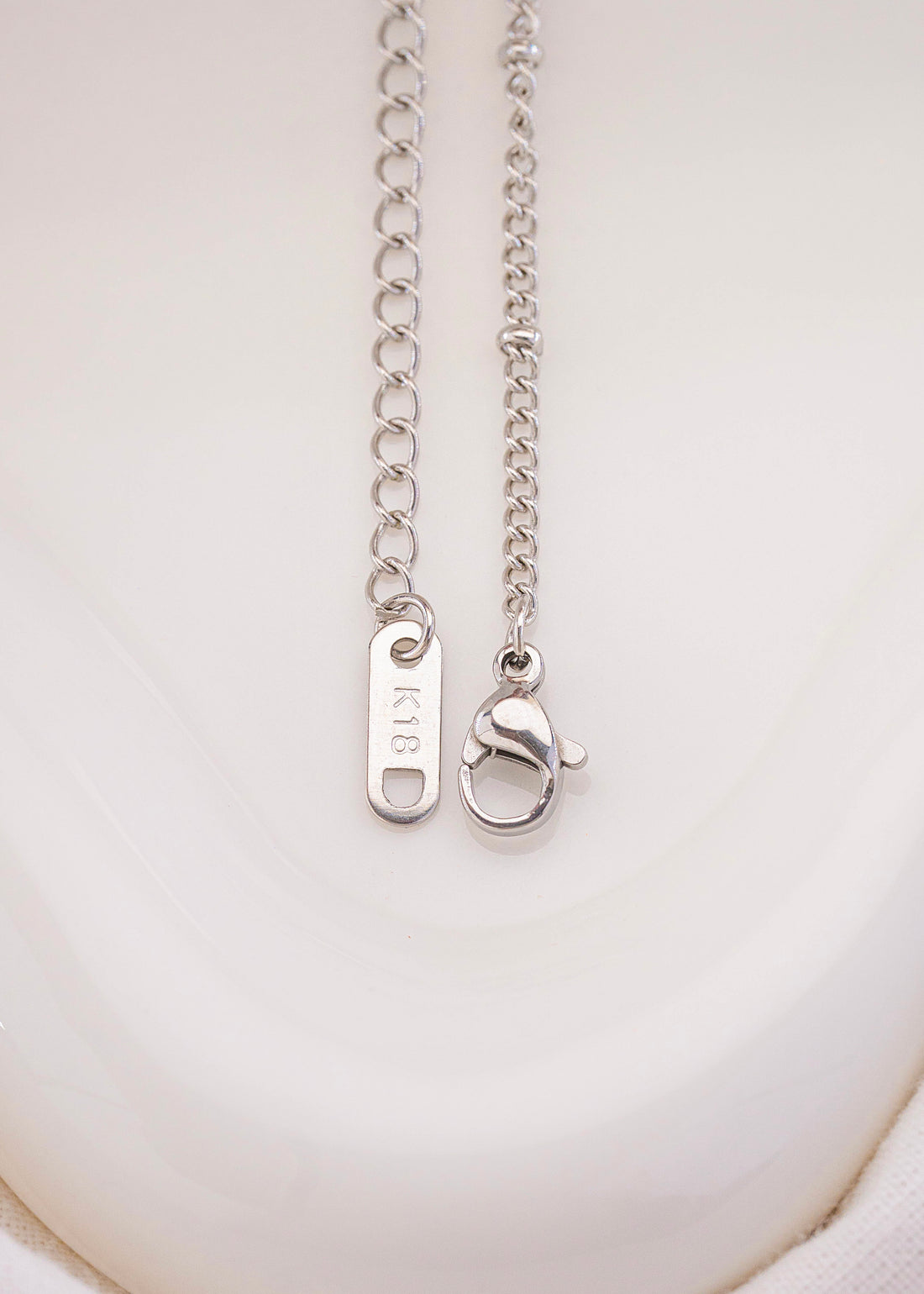 Collar Latido Plateado