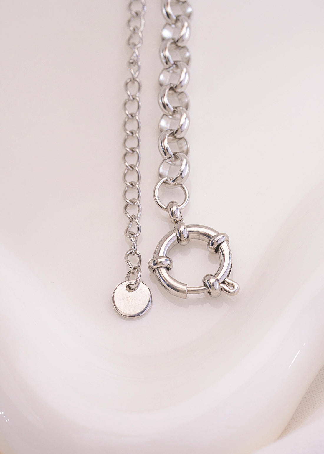 Pulsera Relicario Corazón Plateado