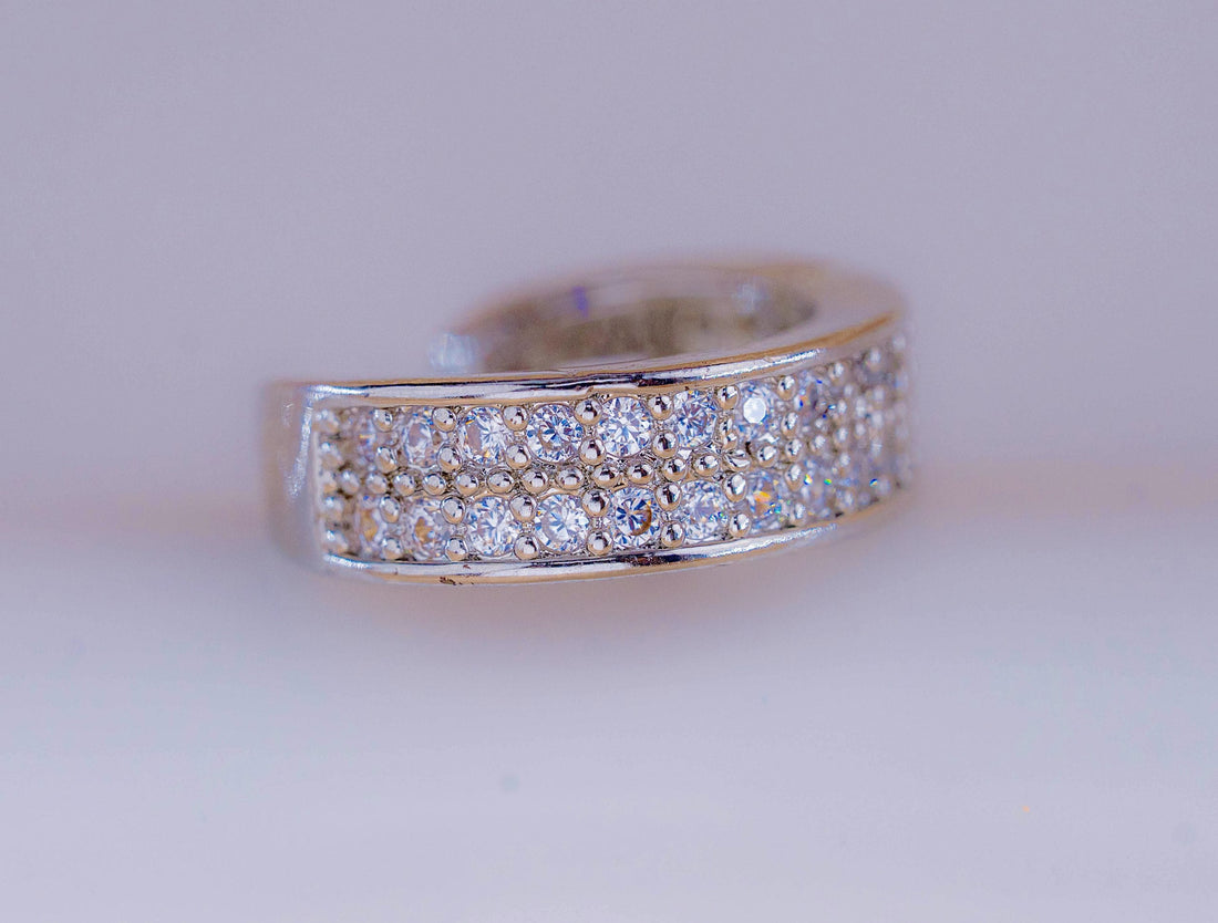 Ear Cuff Prisma Plateado Ref: E310