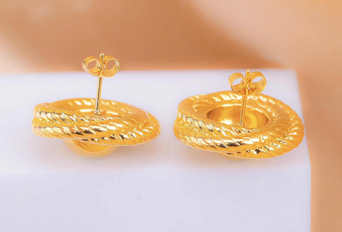 Aretes Boreal Dorados Ref: B2702