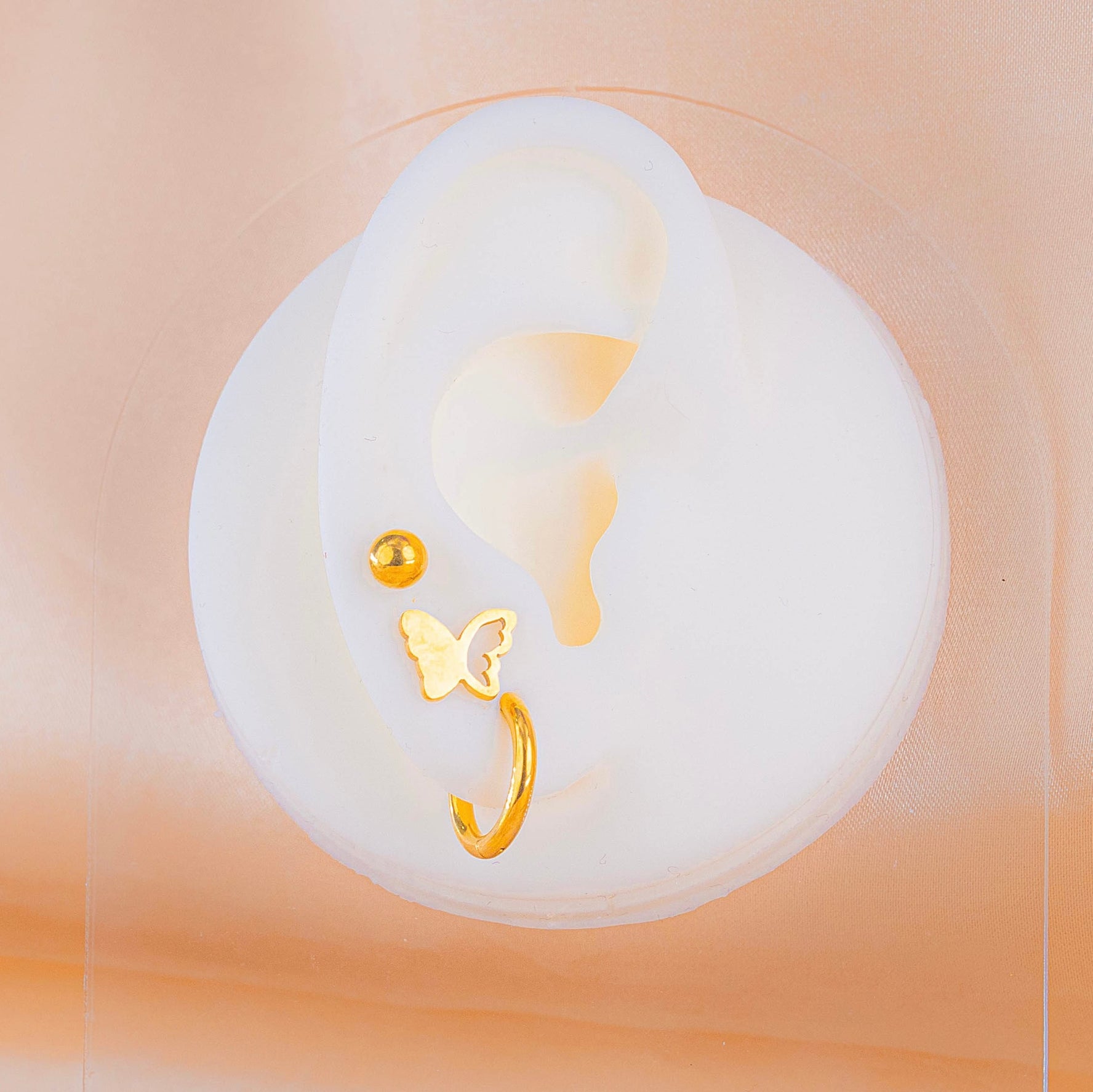 Set Aretes Mariposas Balines Ref:K611