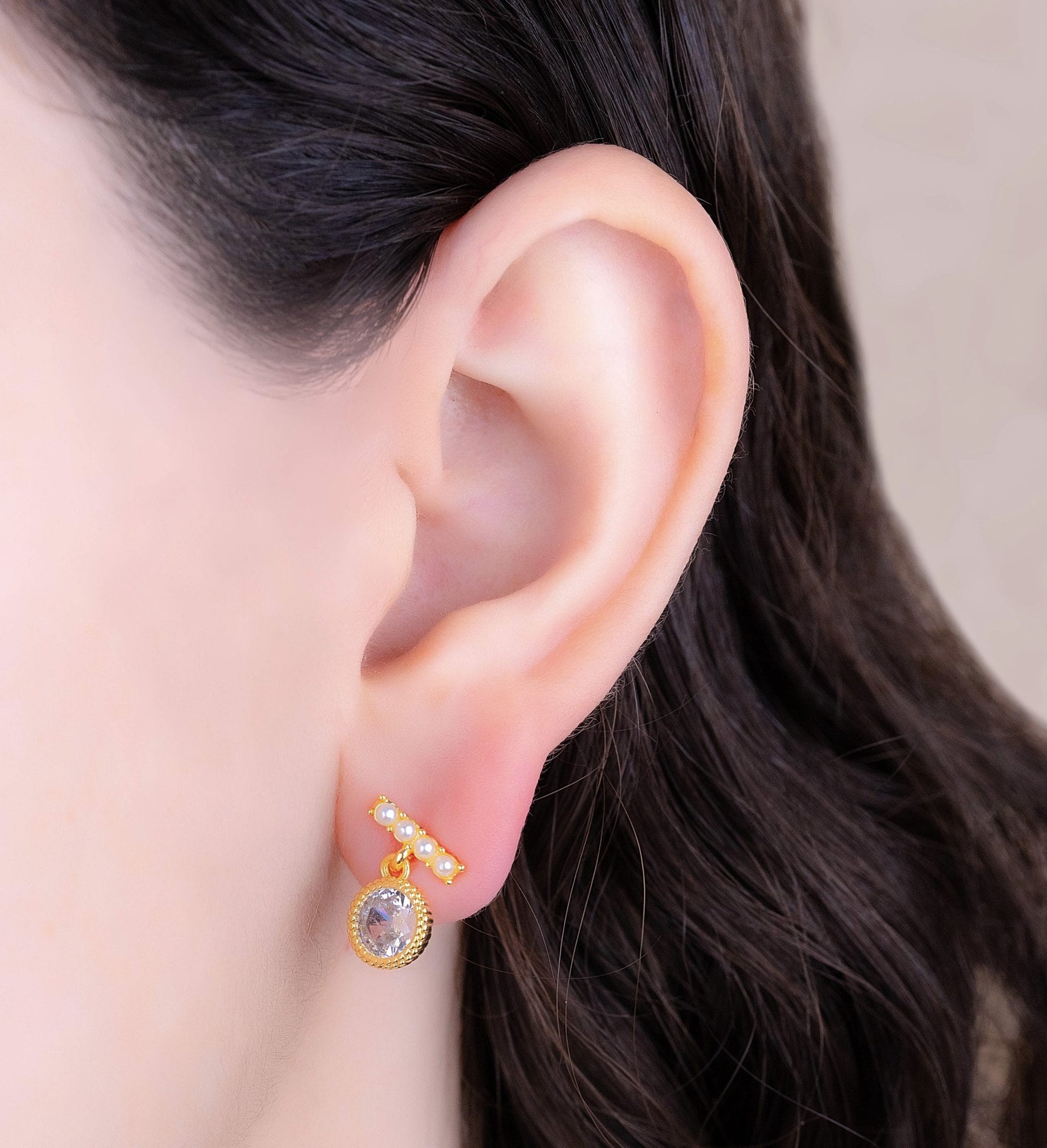 Aretes Liria Dorados Ref: B2802