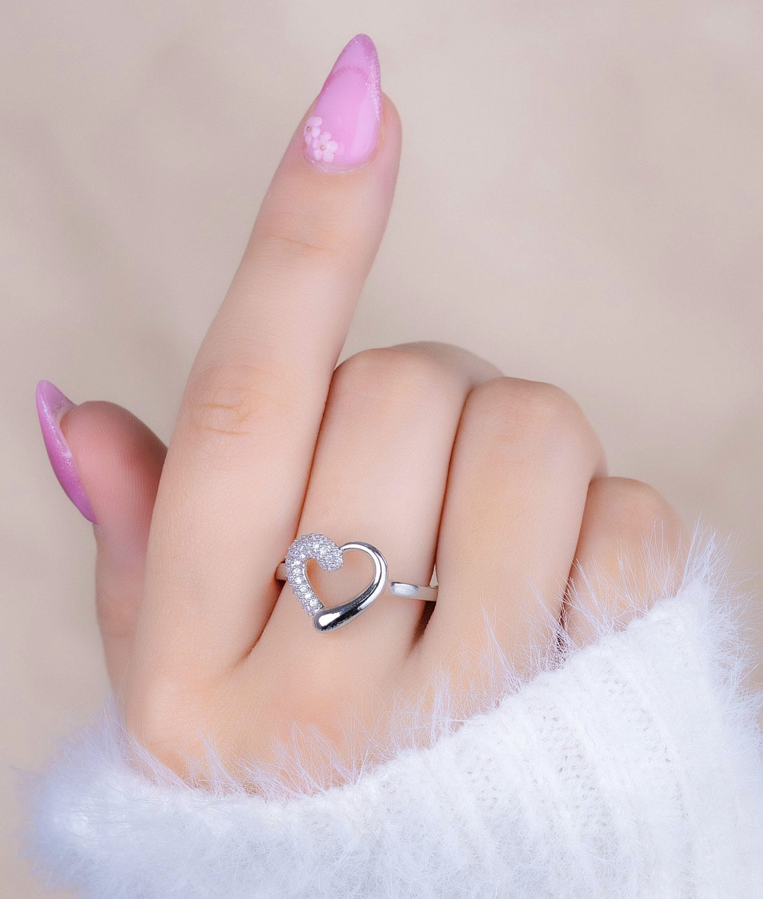 Anillo Corazón Dual Ref: A1982