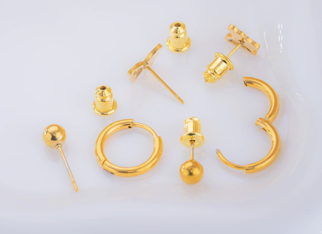 Set Aretes Mariposas Balines Ref:K611