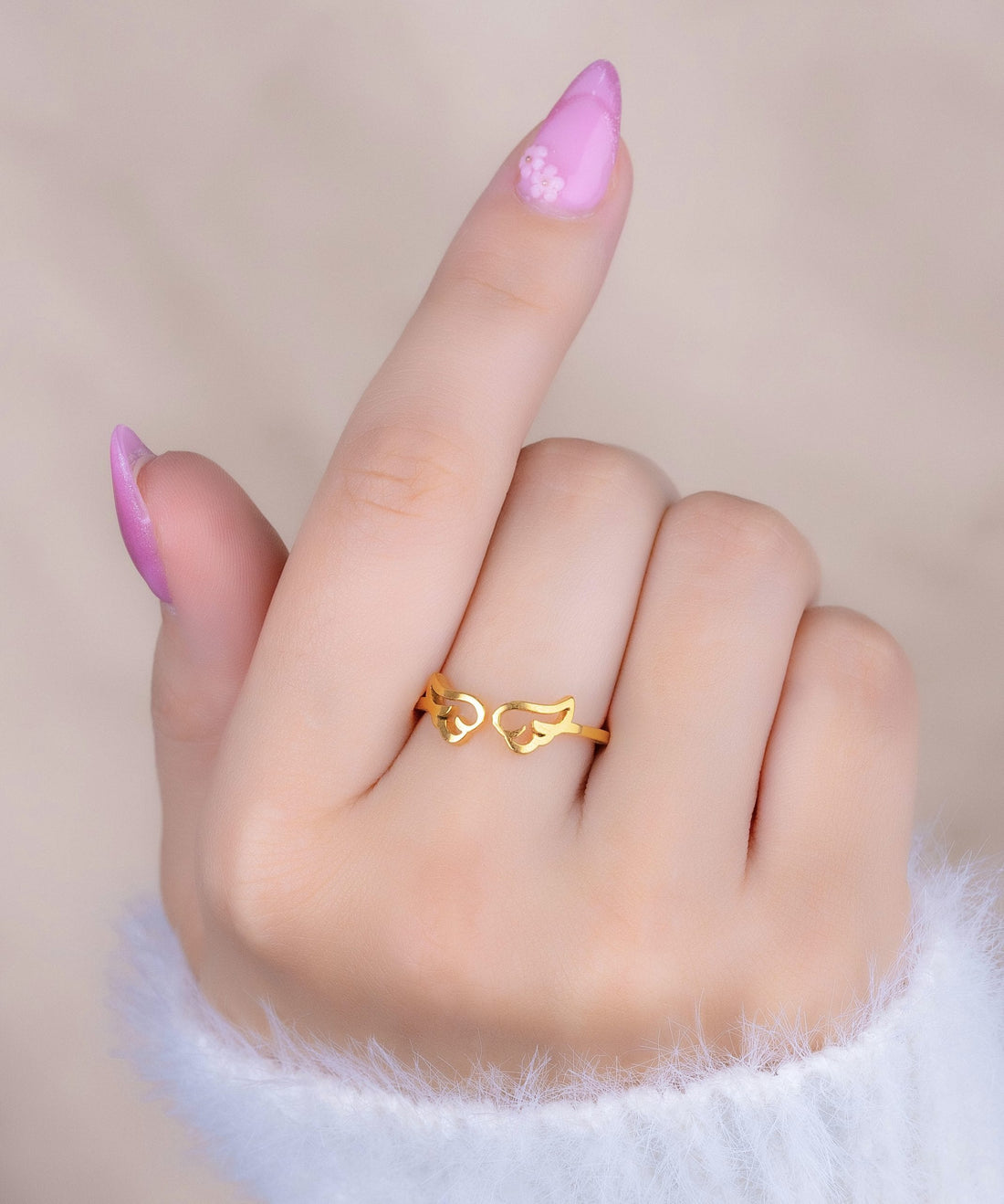 Anillo Alas Dorado Ref: A1921