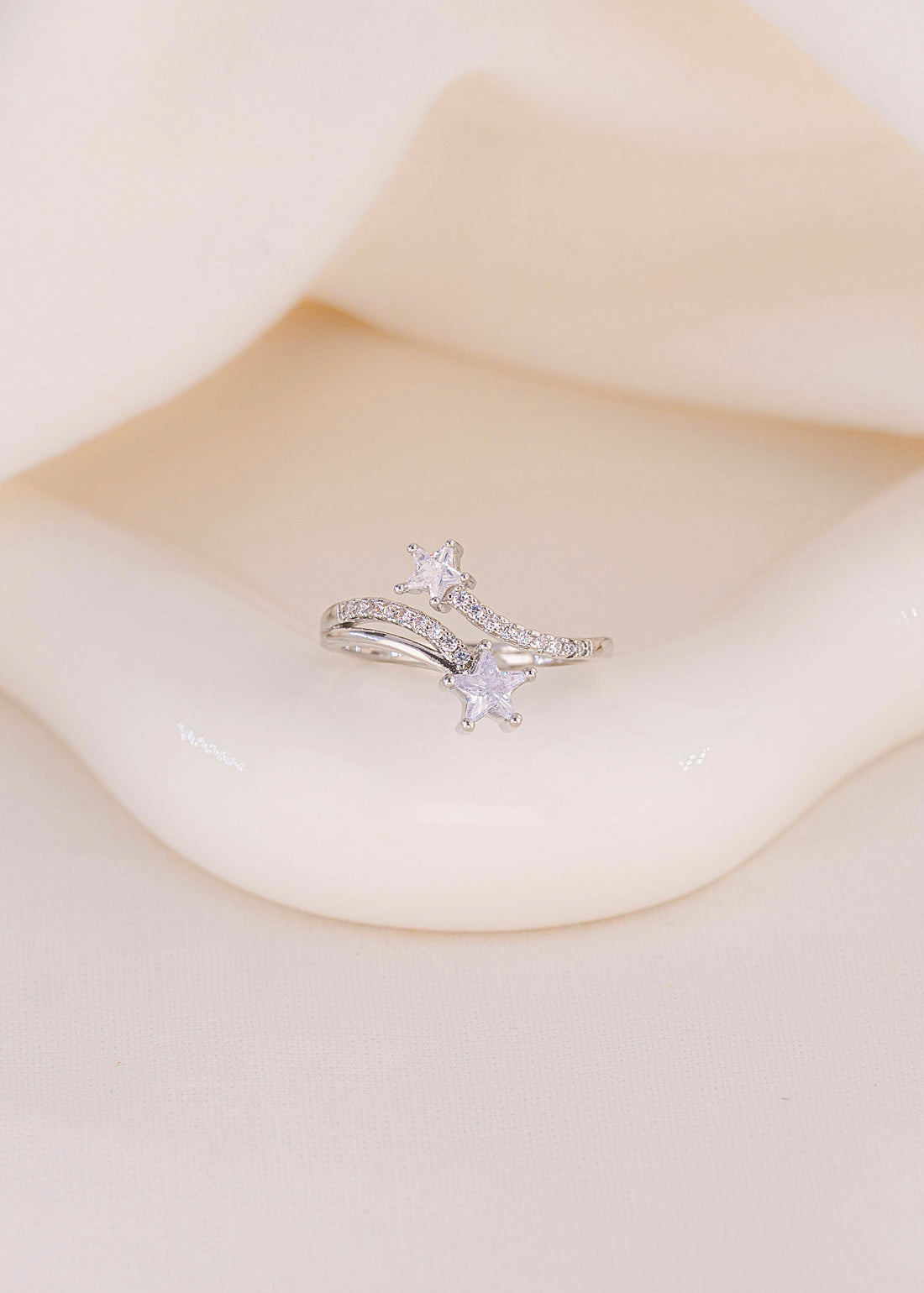 Anillo Alhena Plateado