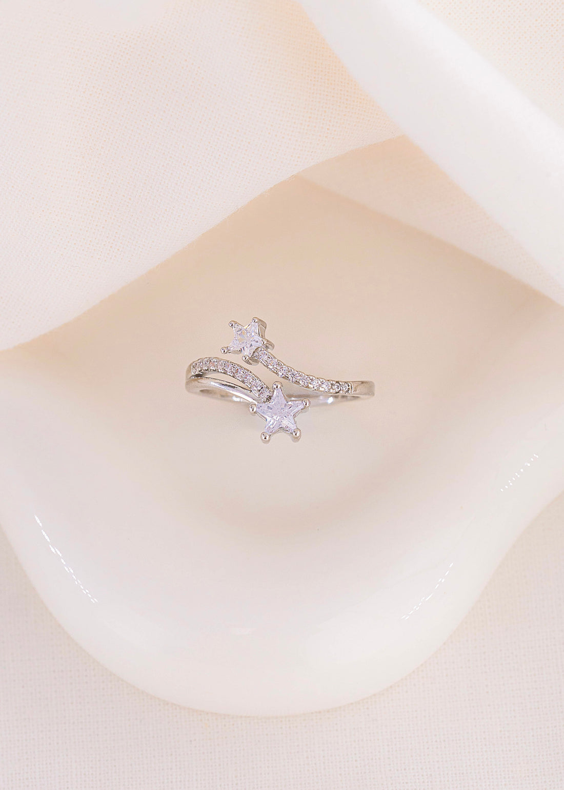 Anillo Alhena Plateado