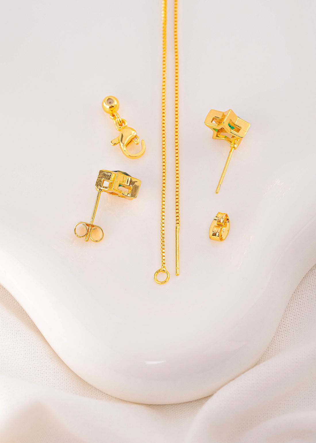 Set Cadena + Topos Estrella Esmeralda