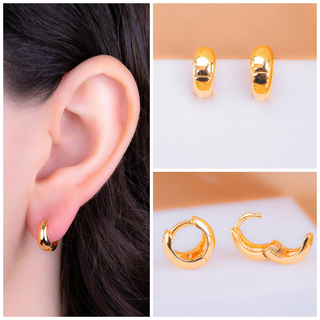 Candongas Lía Doradas Ref:B2564