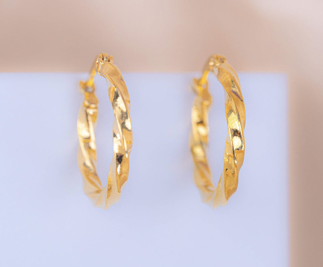 Candongas 20 mm Melcocha Doradas Ref: B2902