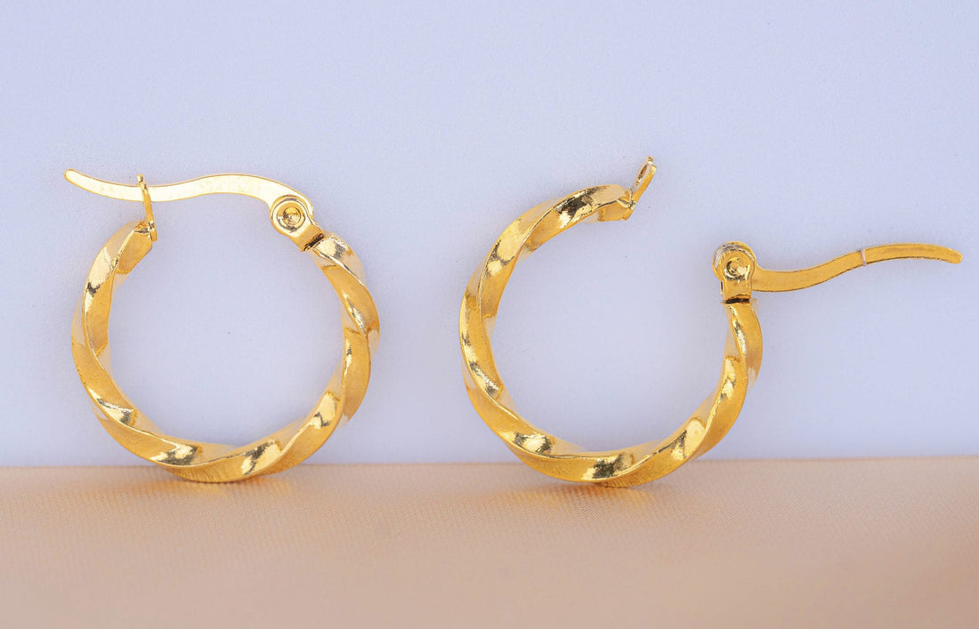 Candongas 20 mm Melcocha Doradas Ref: B2902