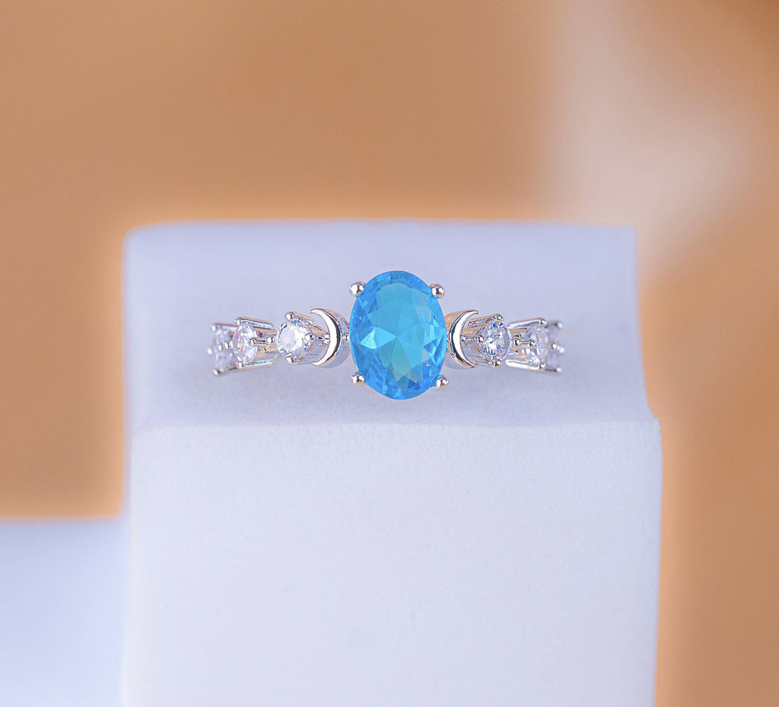 Anillo Lunaria Plateado Ref: A2441