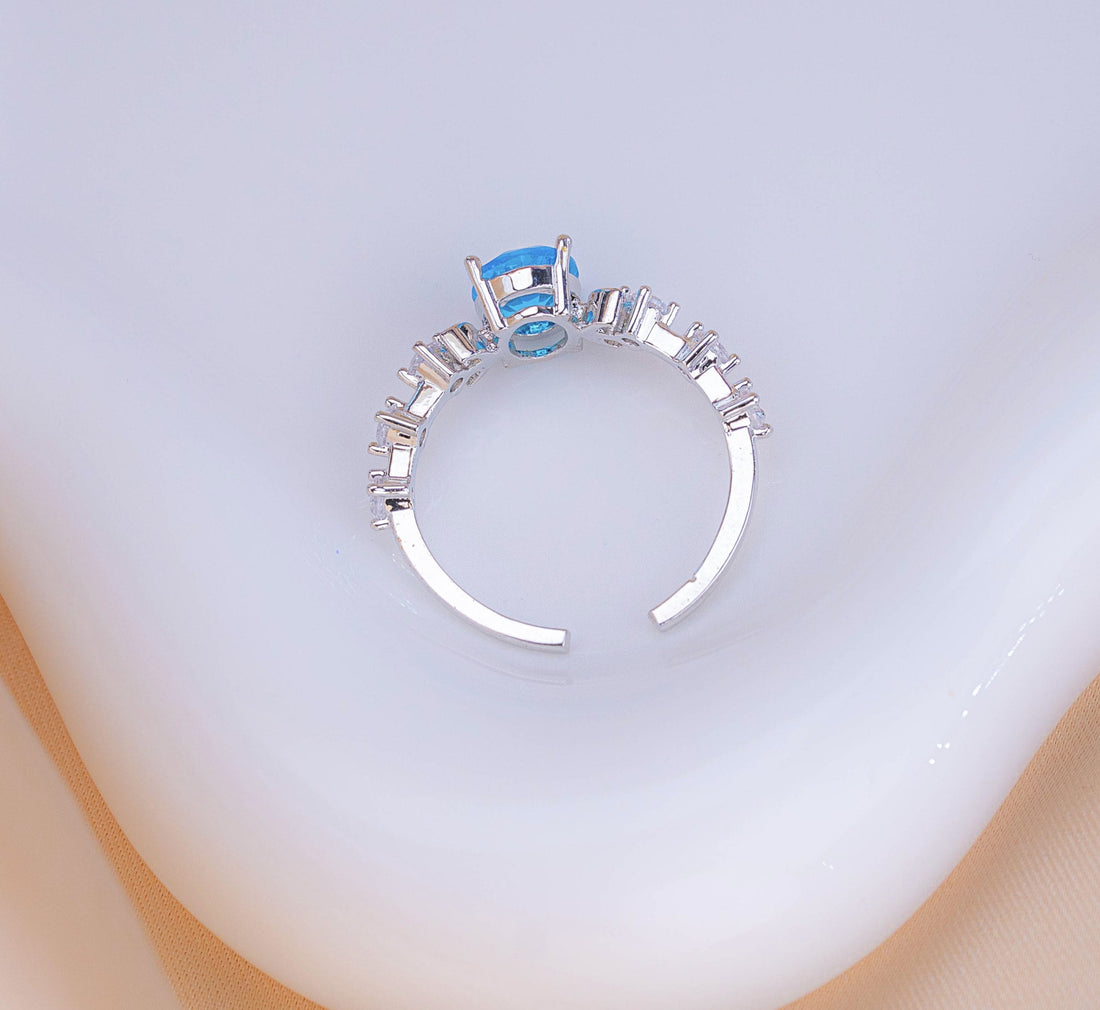 Anillo Lunaria Plateado Ref: A2441