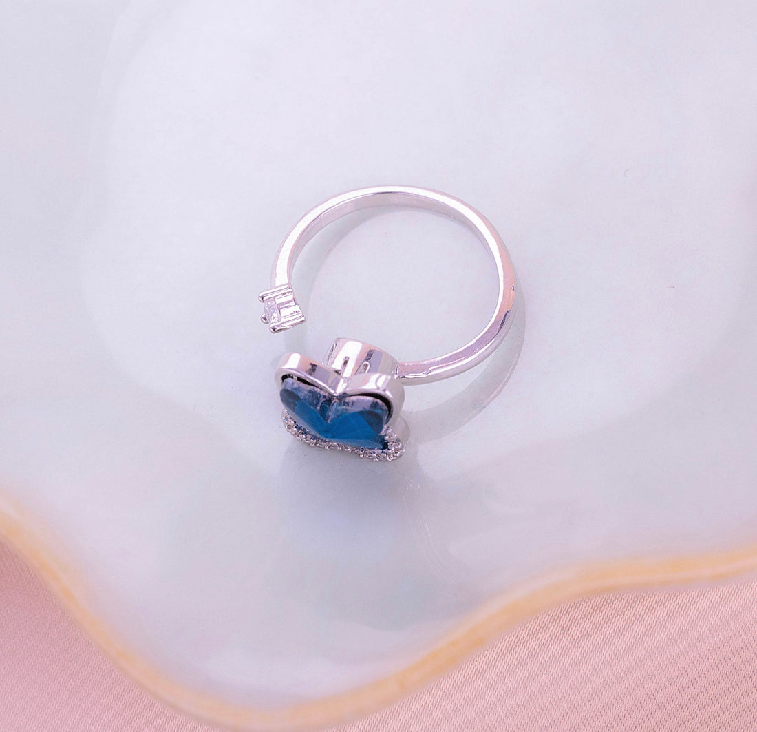 Anillo Ansiedad Mariposa Azul Ref:A565