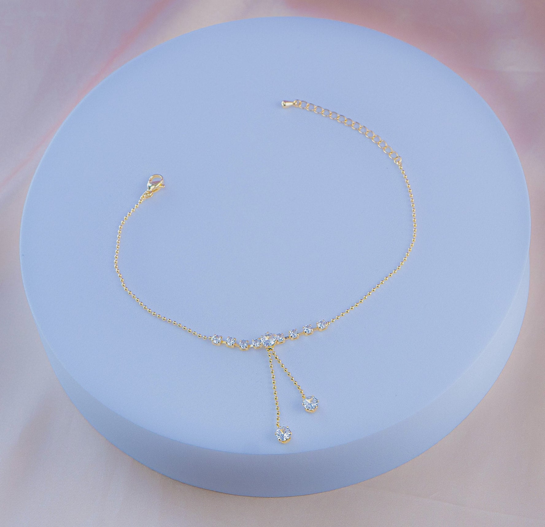 Tobillera Lucenia Dorada Ref: M434