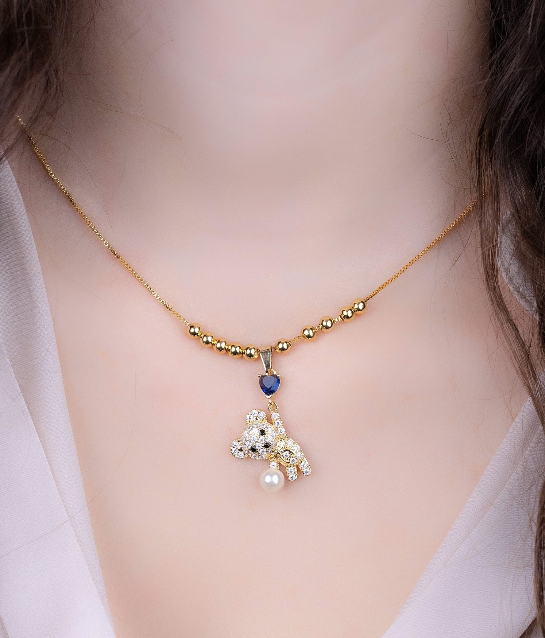 Cadena Oso Corazón Ref: C944