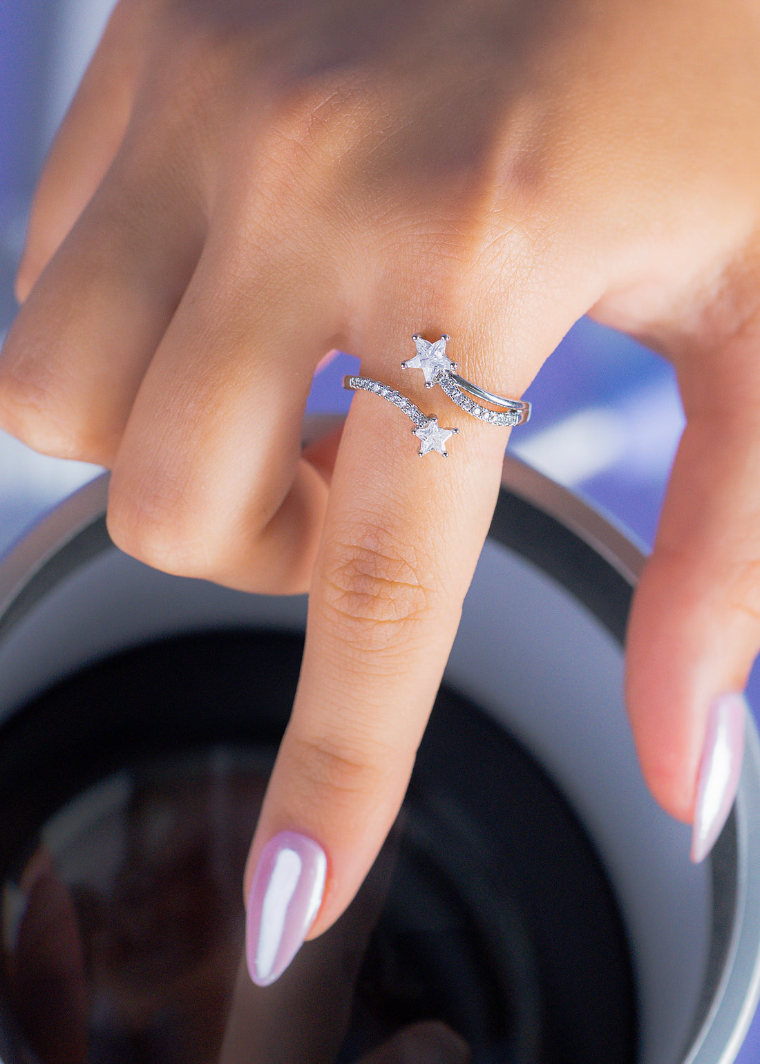 Anillo Alhena Plateado
