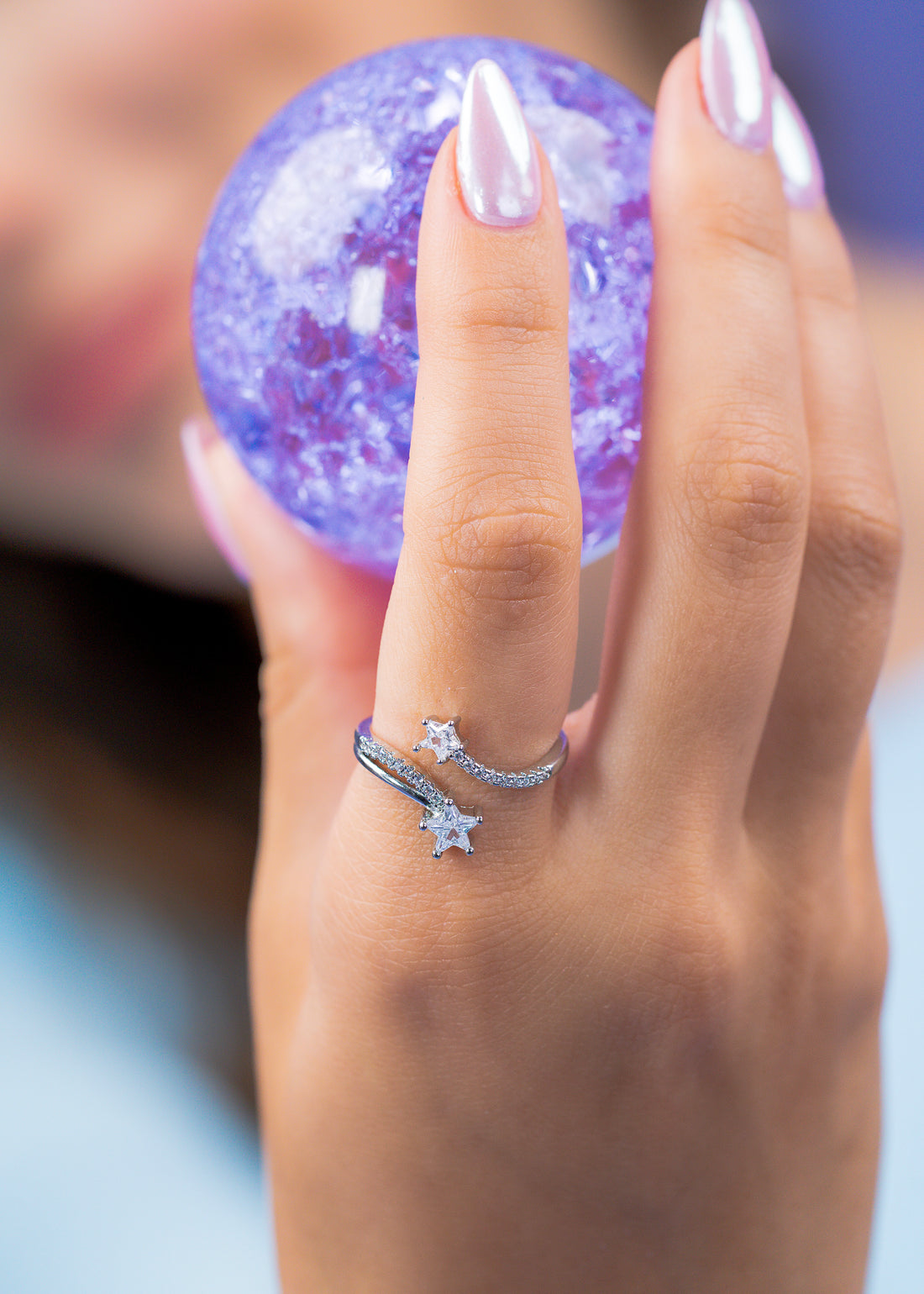 Anillo Alhena Plateado