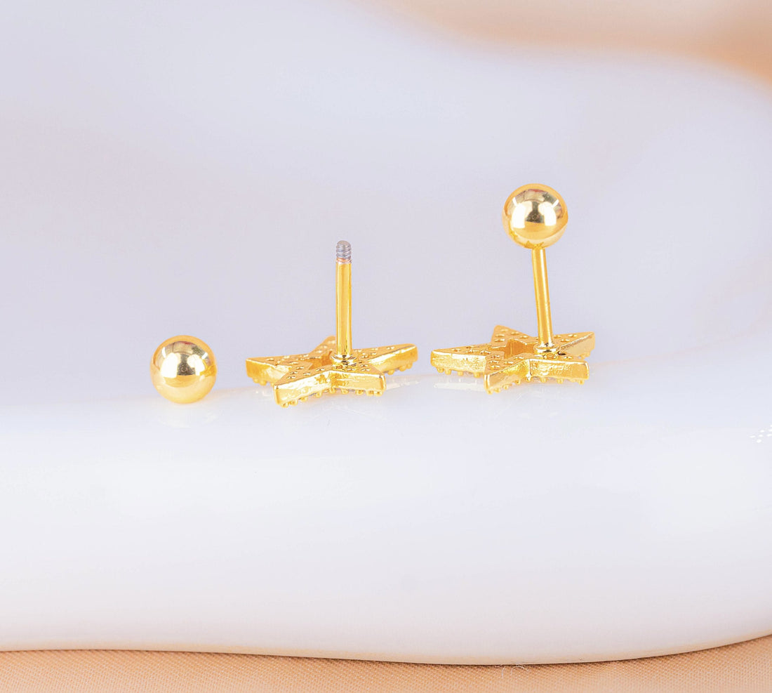 Topitos Seguridad Estrellas Circones Ref: L1711