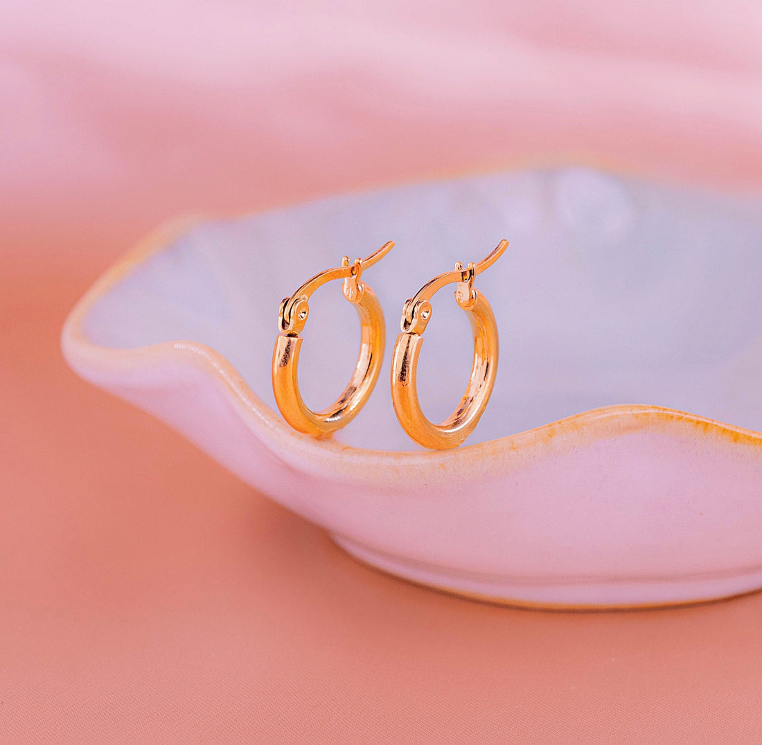 Candongas 15 mm Doradas Ref:B1028