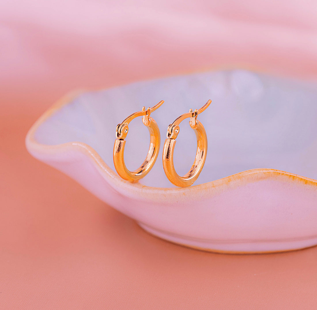 Candongas 15 mm Doradas Ref:B1028