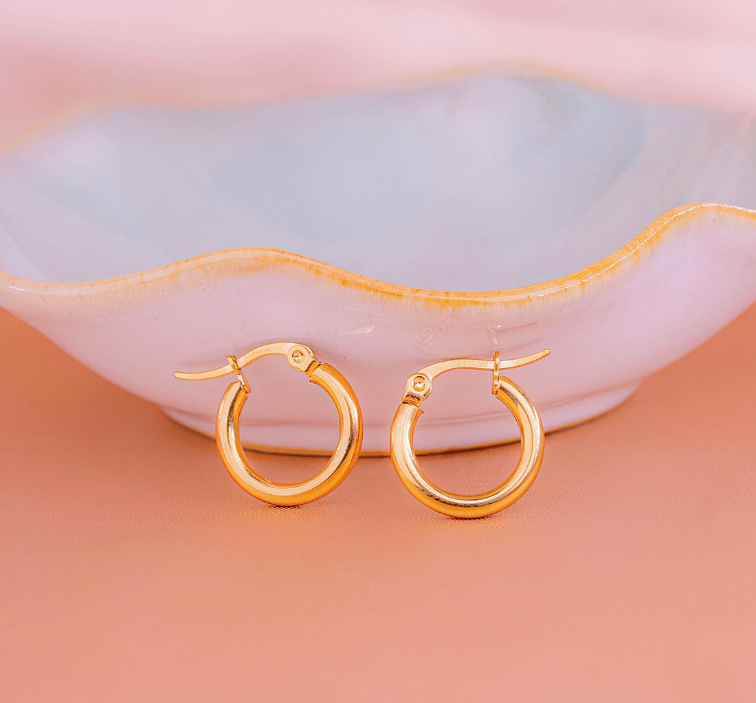 Candongas 15 mm Doradas Ref:B1028