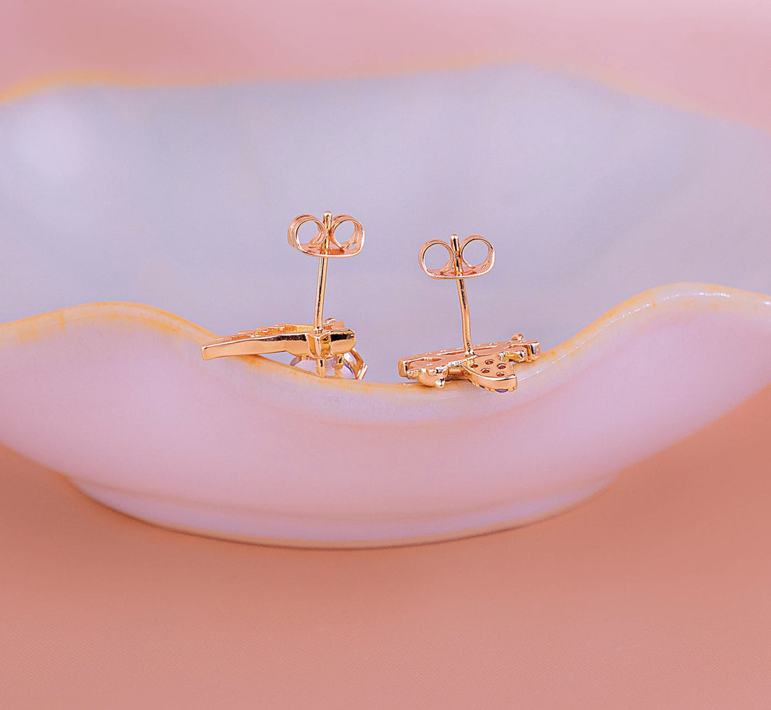 Aretes Unicornio Estrellas Ref: B1786