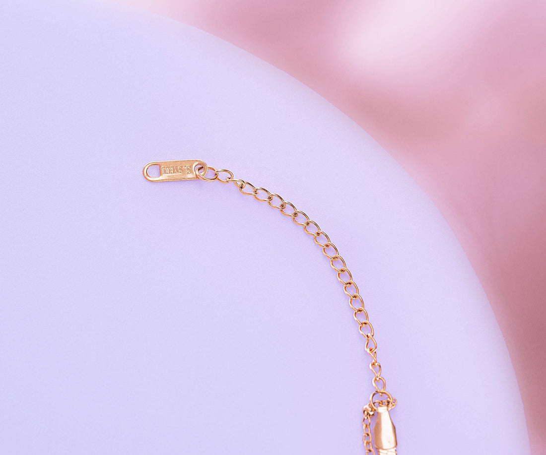 Tobillera Love Dorada Ref: M175