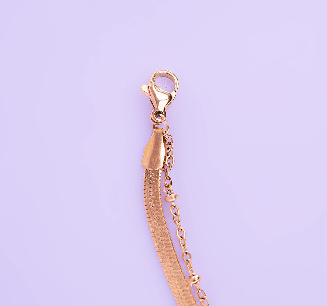 Tobillera Love Dorada Ref: M175