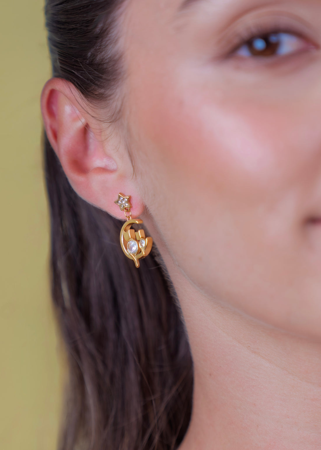 Aretes Amor Lunar