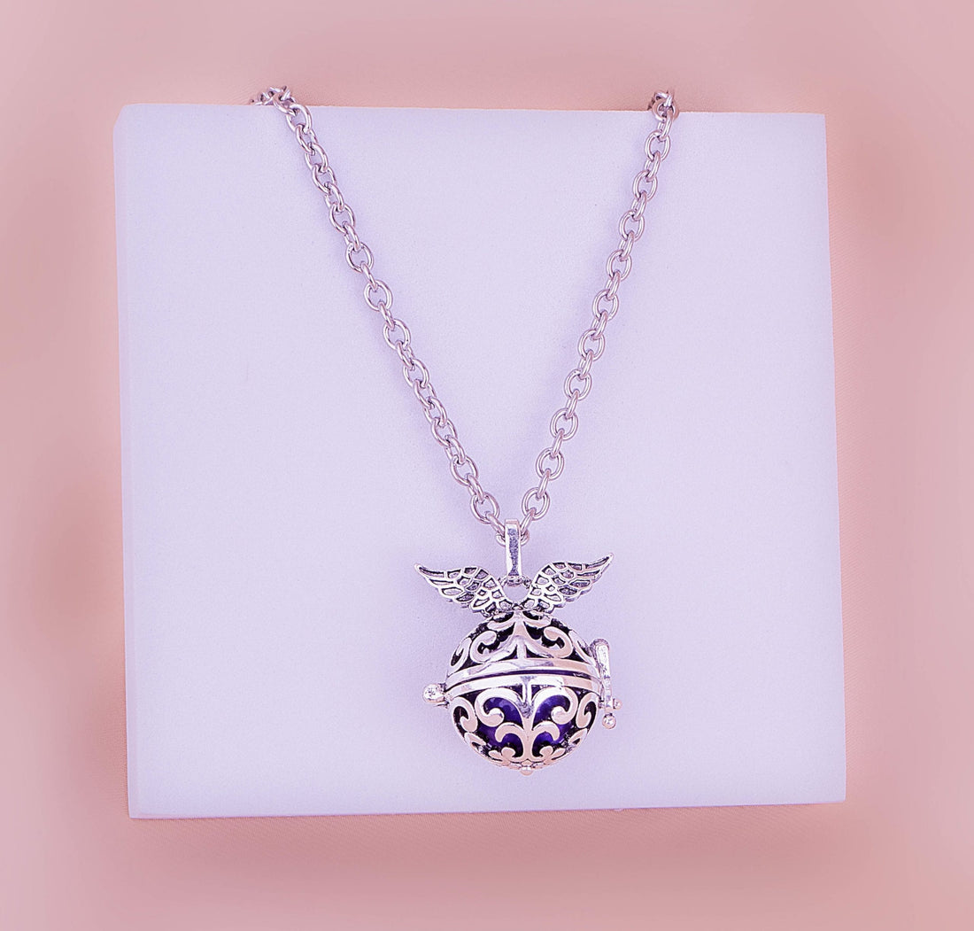 Llamador Ángeles Esfera Púrpura Ref:D069