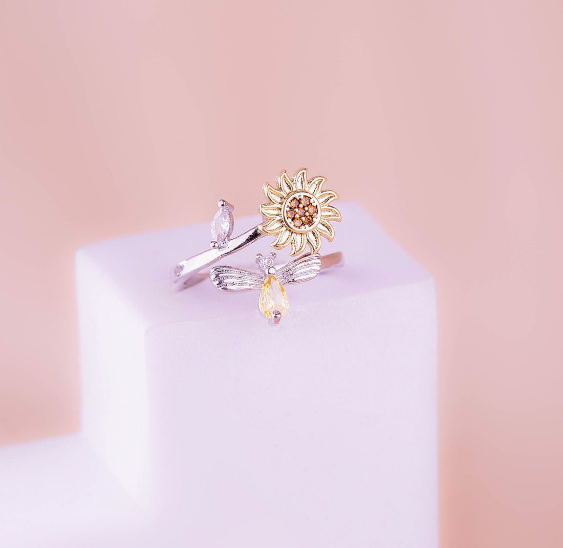 Anillo Ansiedad Girasol Ref:A464