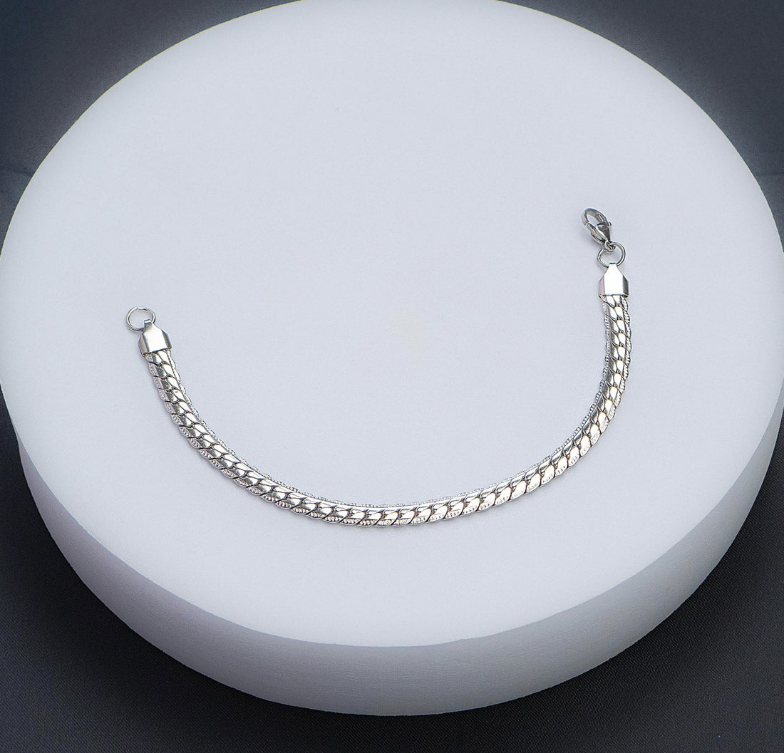 Pulsera Emilio Plateada Ref:F190